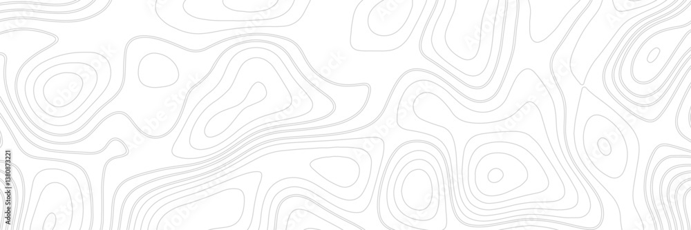 Aufkleber the stylized height of the topographic contour in lines and contours. the concept of a conditional g