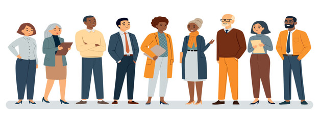 Group of diverse professionals engaging in conversation at a creative workspace in a modern office setting