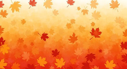 Obraz premium Autumn's Ember Glow AI Generated