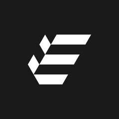 letter E logo