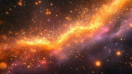 Cosmic Sparkles: A Celestial Dance of Light and Color