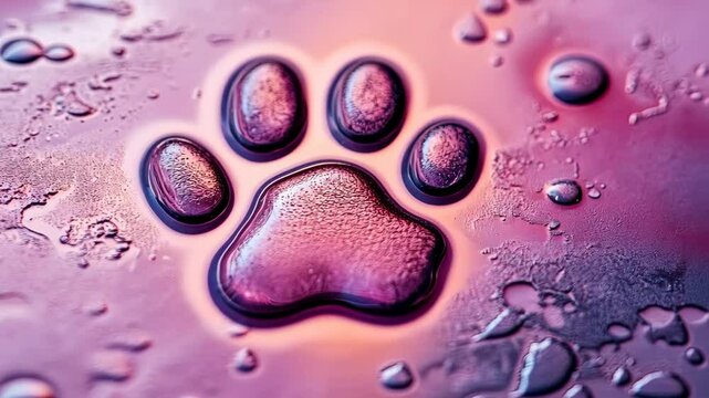 squish paw beautiful colorful toy. Selective focus. kid.