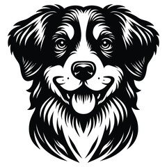 vector illustration of a dog