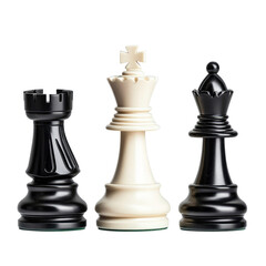 Black and White Set on transparent background