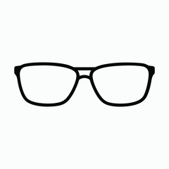 glasses isolated on white background