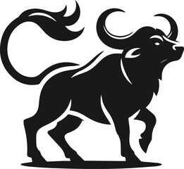 Obraz premium Buffalo silhouette