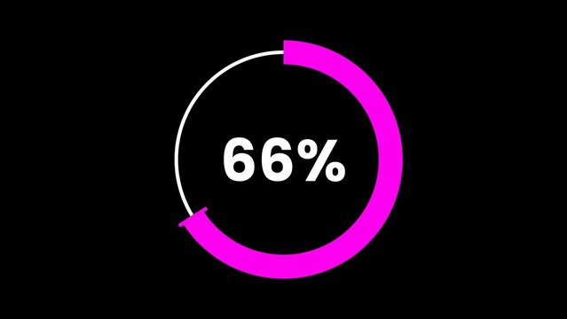 Loading Percentage Infographic