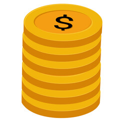 Dollar Money, Money Bag, Dollar Coin