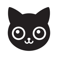 cat silhouette vector illustration