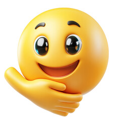 Handshake Emoji Icon on transparent background