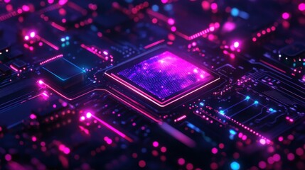 Obraz premium Advanced tech analytics