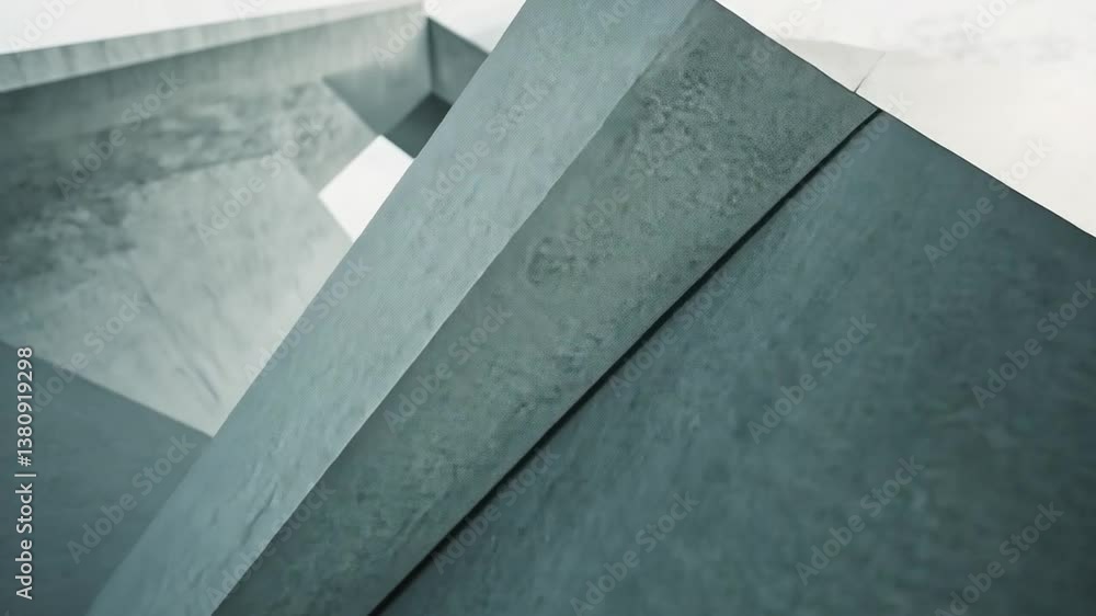 Poster grey abstract geometry creating layered shine in modern design generative ai