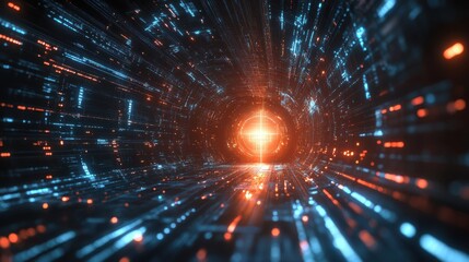 Fototapeta premium Advanced tech analytics