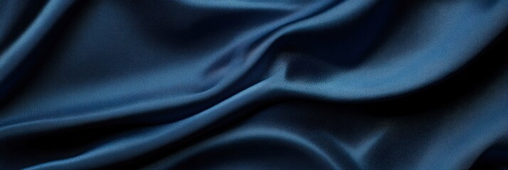 Fototapeta premium Plain blue background in rich navy tones with a smooth matte finish
