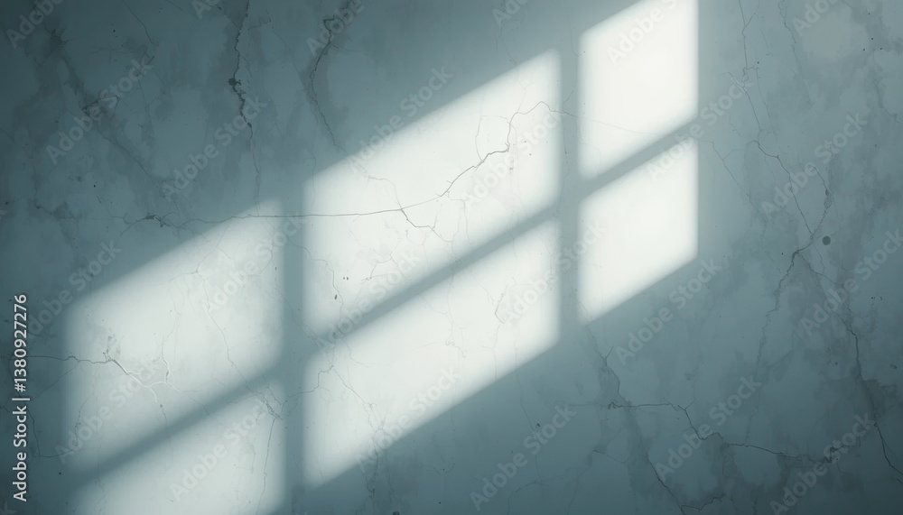 Poster capturing shadows abstract light patterns on textured wall indoor setting photography minimalistic c