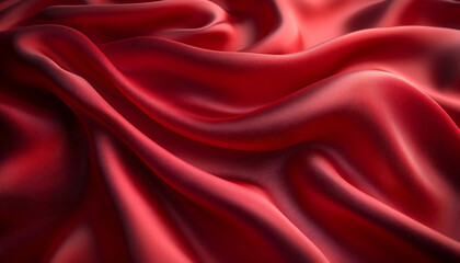 Obraz premium Crimson silk fabric texture