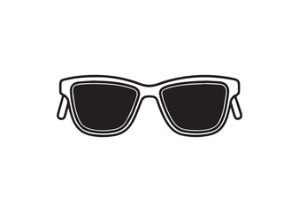 Fototapeta premium Sunglasses silhouette vector