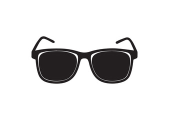 Sunglasses silhouette vector