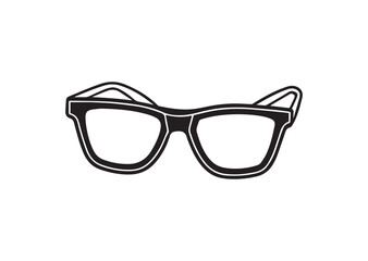 Fototapeta premium Sunglasses silhouette vector