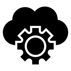 cloud service vector icon