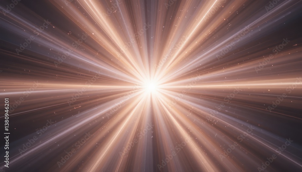 Poster cosmic explosion of light outer space digital artwork astral environment wide angle view galactic co