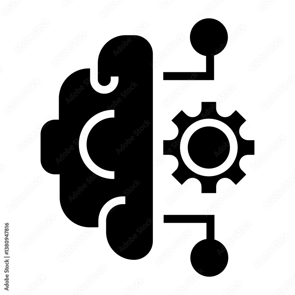Poster machine learning icon