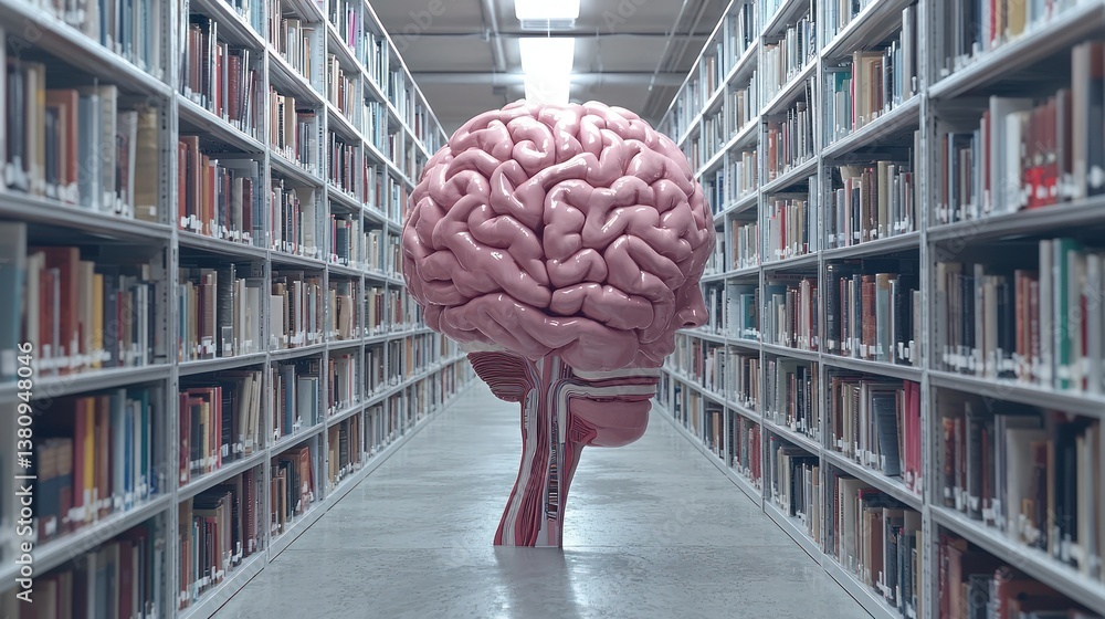Poster the brain's library: knowledge and understanding