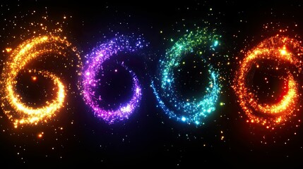 Christmas Light Effect Set (PNG)