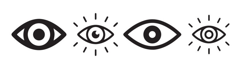Simple eyes collection. See eye icon. Vector illustration eps 10