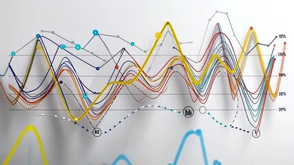 Business Analytics Chart Displaying Data Trends and Insights Generative AI