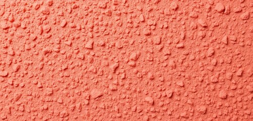 Fototapeta premium Close-up of coarse red grain wall texture isolated on white, seamless, high resolution