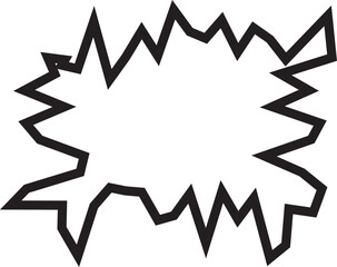 Comic cracks Explosion icon bomb blast graphics, nuclear explosion symbols blast effects