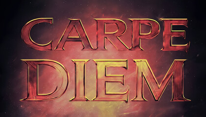 frase latina carpe diem cogli l'attimo, cogliere il momento, latino, Latin phrase carpe diem seize the day, seize the moment, Latin