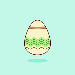 a illustration of easter egg
