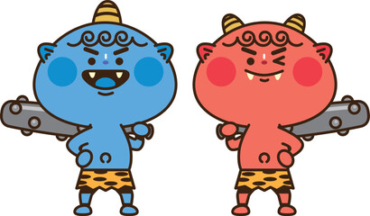 赤鬼さんと青鬼さん