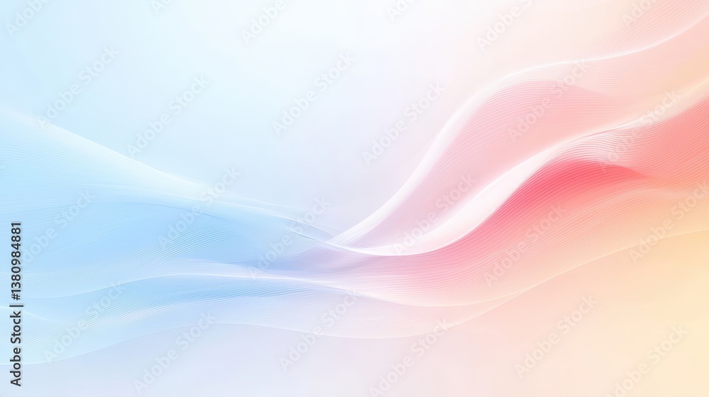 Poster abstract background with smooth lines, modern design for creative projects