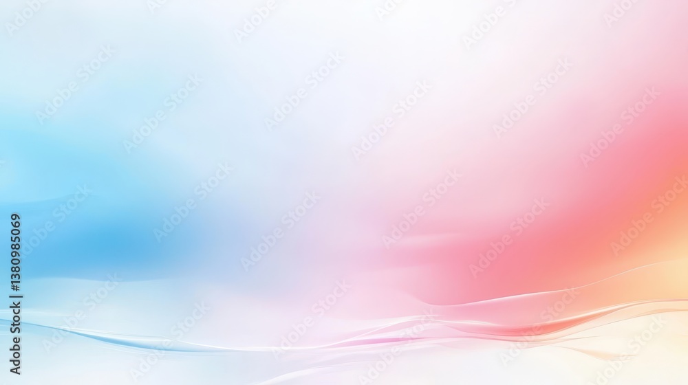 Poster abstract background with flowing smooth lines and waves for modern designs