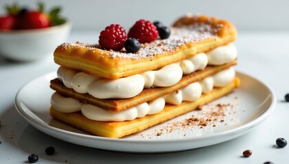 Classic Italian dessert, layers of coffee-soaked ladyfingers and mascarpone cream , traditional, espresso