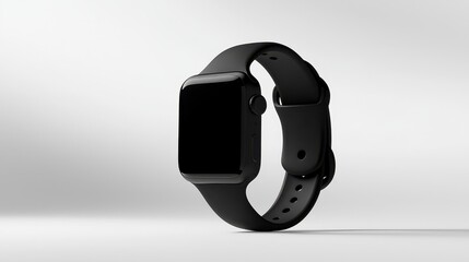 Detailed closeup of a modern smartwatch, exploring its design and features closeup