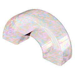 Transparent Arch Shaped Object