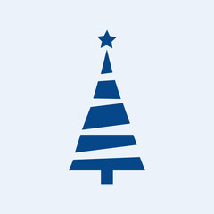 Christmas tree trendy beautiful creative abstract vector illustration colorful useful design