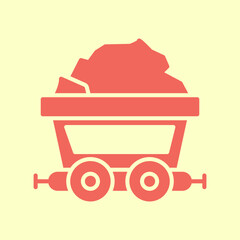 Mining trendy beautiful creative abstract vector illustration colorful useful design