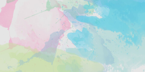 Bold Artistic painted abstract background. Oil drop, ink paper, watercolor abstract background.concrete wall graffiti. Colorful and bright watercolor background texture with grunge watercolor splashes