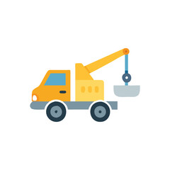  Crane Truck Icon for Lifting Operations