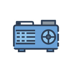  Diesel Generator Icon for Power Supply