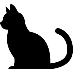 cat silhouette icon
