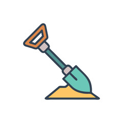  Reliable Excavation Tool Icon Design