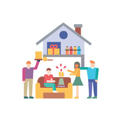  Housewarming Icon for Community Gatherings