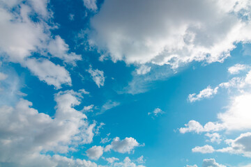 Aerial view of a vast cloudscape stretching endlessly.