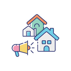  Housing Marketing Icon for Community Engagement